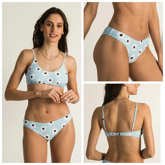 2/$25-Skinny Dip "Big Daisy" Bikini Set NWT Size Medium - Picture 1 of 13